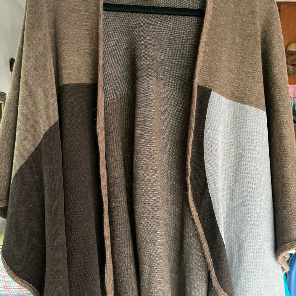 Brown and Gray Women's Sweater